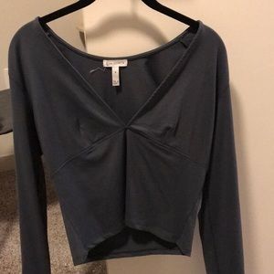 Leith long sleeved crop top